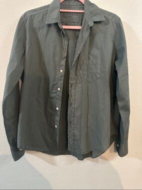Frank & Eileen Eileen Green Button Down Shirt XS 100% Cotton